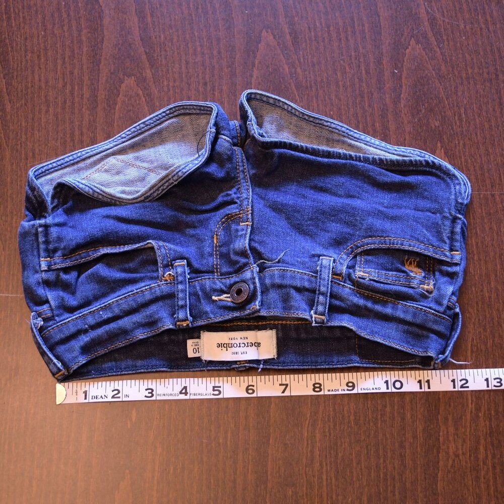 Abercrombie & Fitch Cute Stretch Jean Shorts Size 10 Juniors
